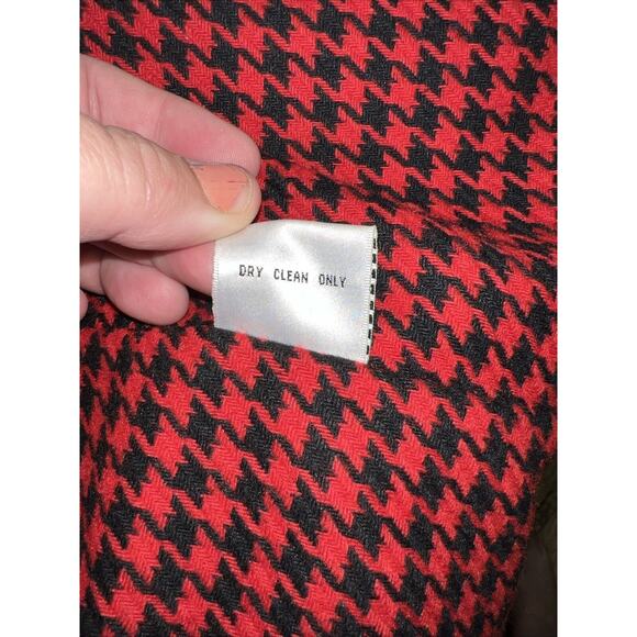 Vintage JH Collectibles Trench Coat Womens Size 4 Red Duster With Liner - Picture 14 of 16